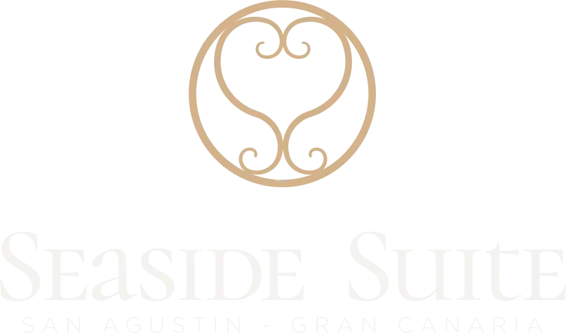Seaside Suite white stacked logo